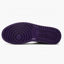 Mujer/Hombre Air Jordan 1 Low Court Purple 553558-125 Zapatillas De Deporte