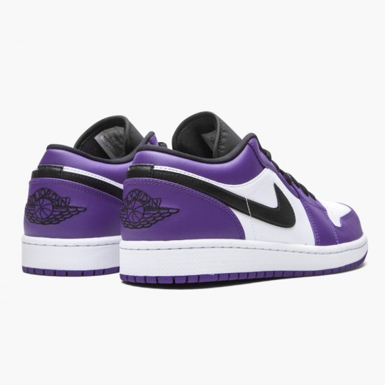 Mujer/Hombre Air Jordan 1 Retro Low Court Purple 553558-500 Zapatillas De Deporte