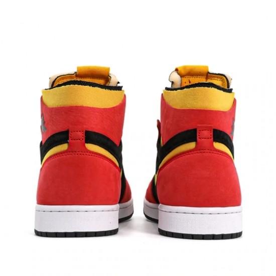 Jordan 1 High Zoom Air CMFT Black Chile Red Hombre/Mujer CT0978-006