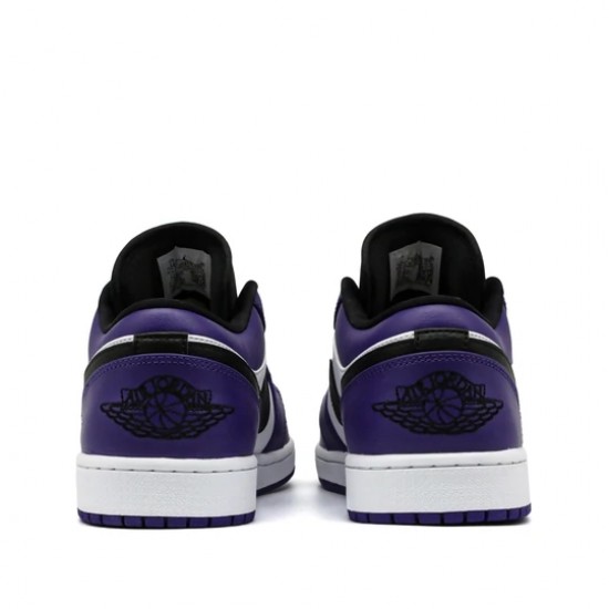 Jordan 1 Low Court Purple White Hombre/Mujer 553558-500