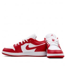 Jordan 1 Low "Gym Red White" Mujer/Hombre 553560-611