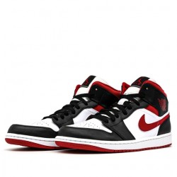 Jordan 1 Mid "Gym Red Black White" Mujer/Hombre 554724-122