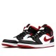 Jordan 1 Mid Gym Red Black White Mujer/Hombre 554724-122