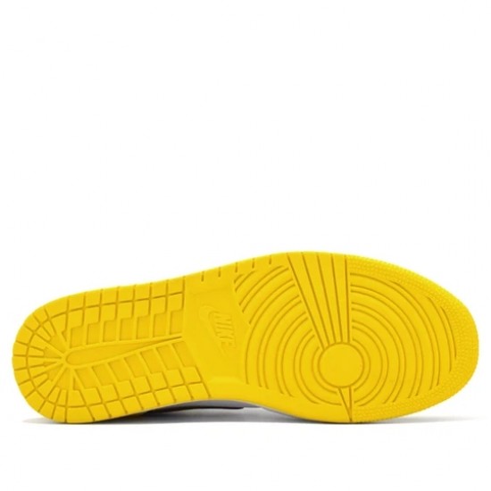 Jordan 1 Mid Yellow Toe Black Mujer/Hombre 852542-071